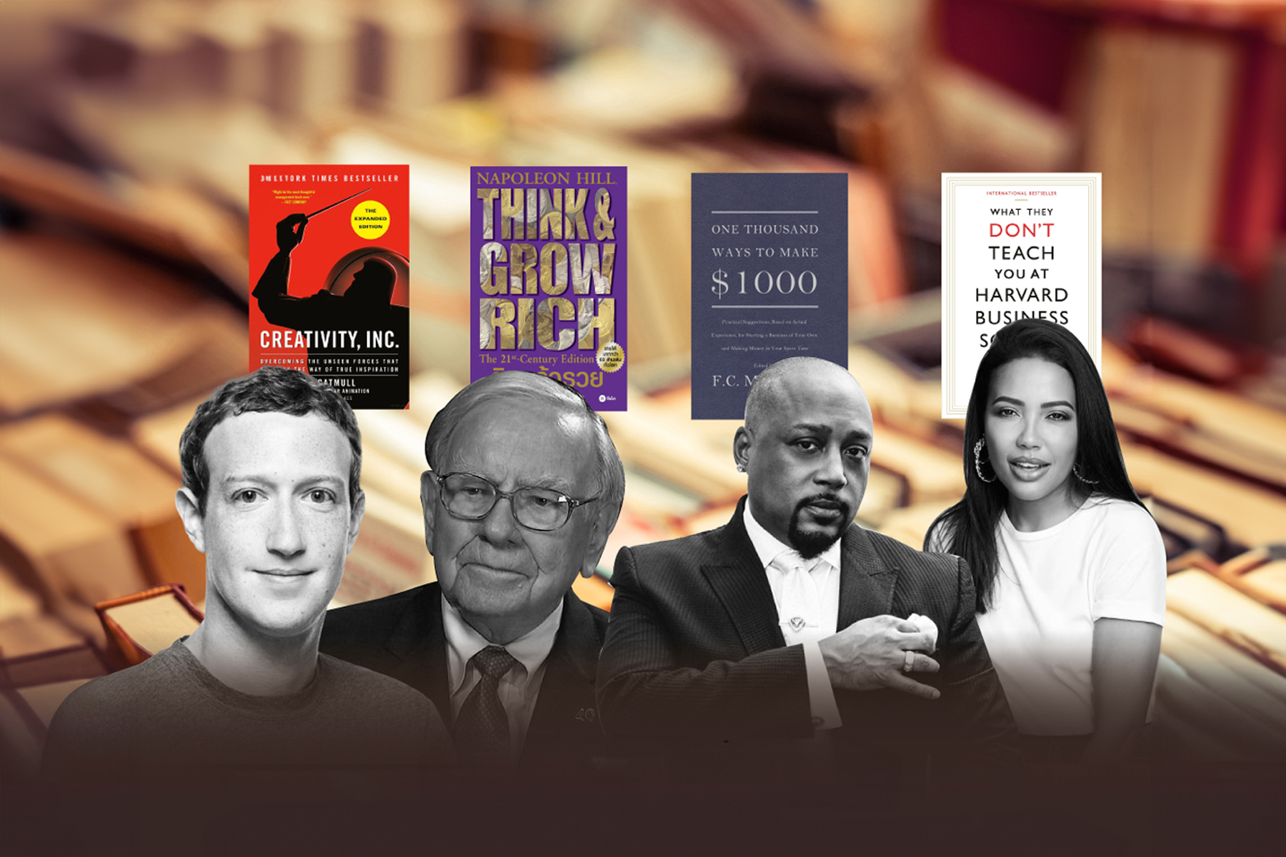 Behind the Genius: The Literary Tastes of Zuckerberg, John, Buffett, and Grede