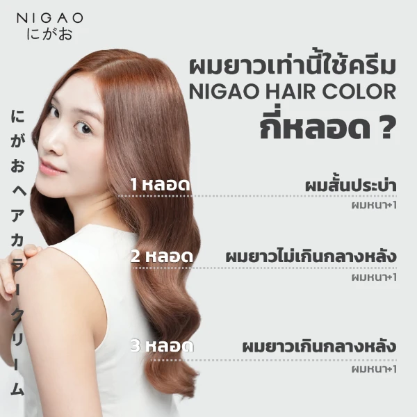 ครีมเปลี่ยนสีผมนิกาโอะ