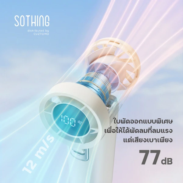 เสียงเบา ดังสุด 77 dB