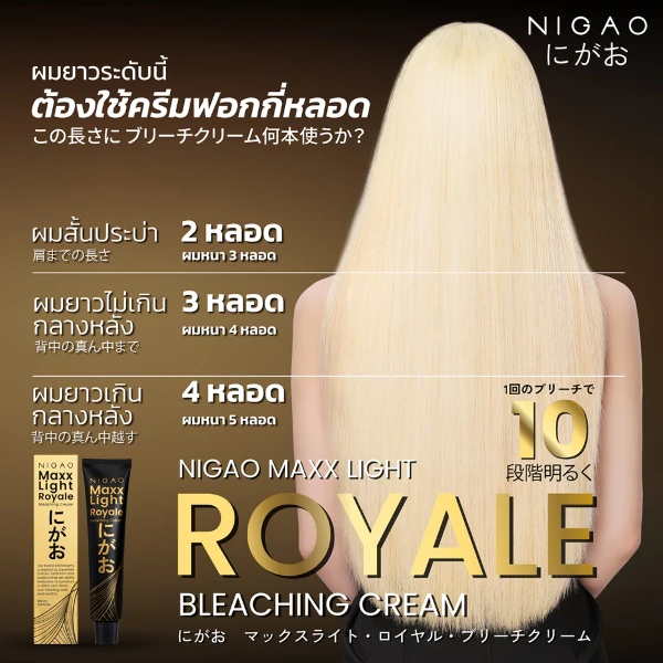 ครีมเปลี่ยนฟอกสีผมนิกาโอะ