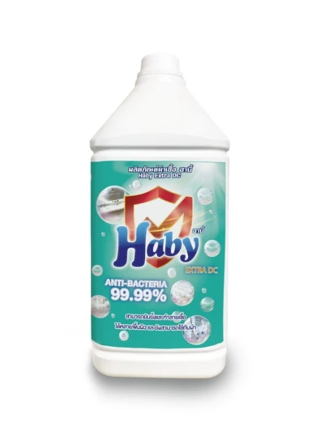 Haby ฮาบี้ Extra DC ผลิตภัณฑ์ทำความสะอาดและฆ่าเชื้อ เอนกประสงค์ Anti-Bactiria 99.99% 3.8 L