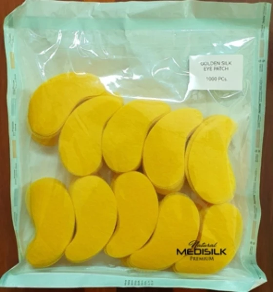 100% Natural Golden Silk Eye Patch