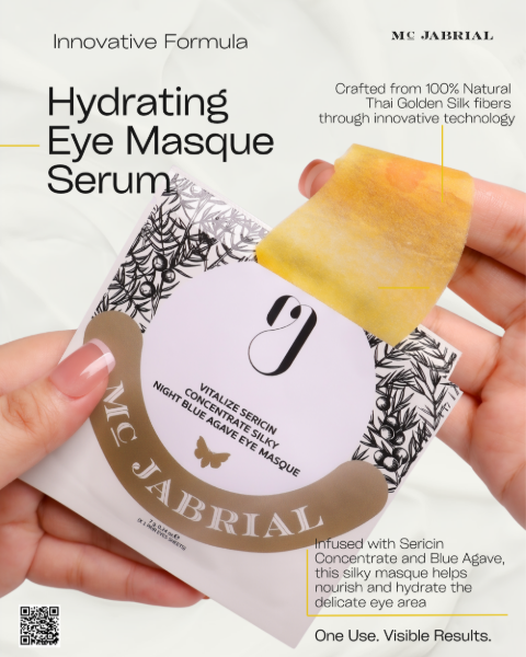 Vitalize Sericin Concentrate Silky Night Blue Agave Eye Masque 7g x 10pcs.